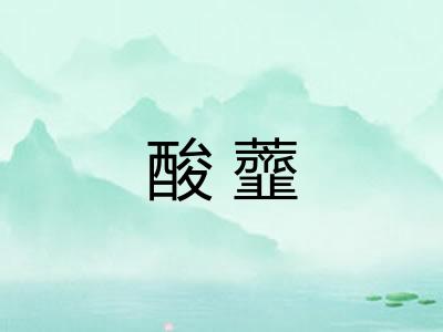酸虀