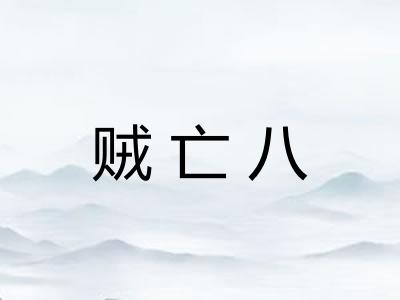 贼亡八