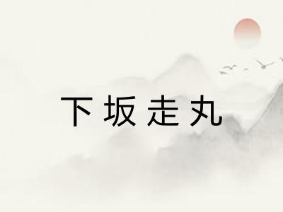 下坂走丸