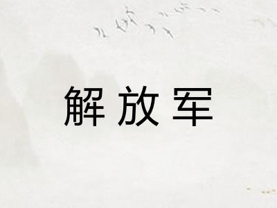 解放军