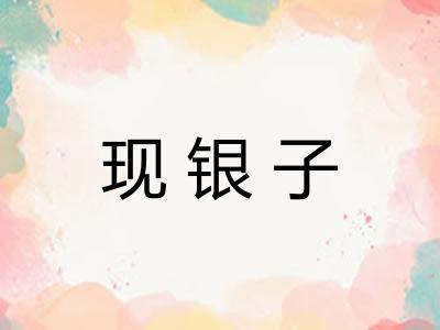 现银子