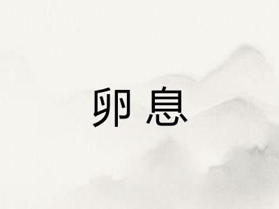卵息