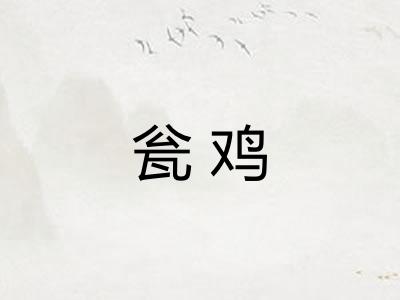 瓮鸡