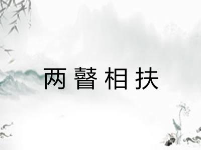 两瞽相扶