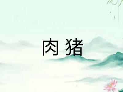 肉猪