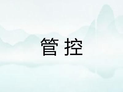 管控