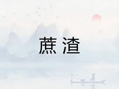 蔗渣