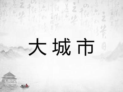 大城市
