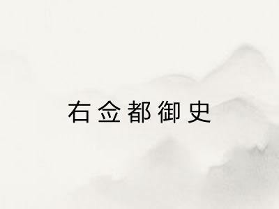 右佥都御史
