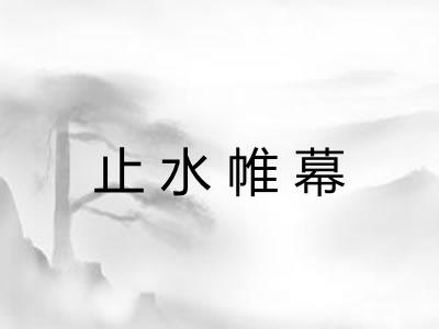 止水帷幕