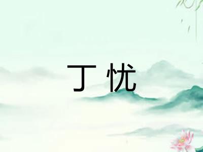 丁忧