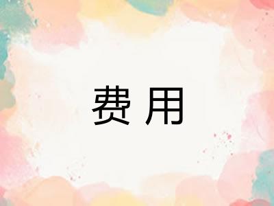 费用