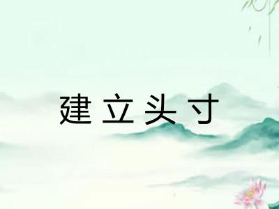建立头寸