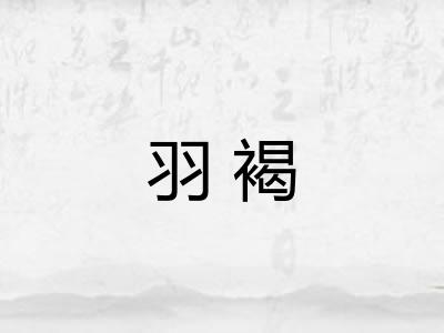 羽褐