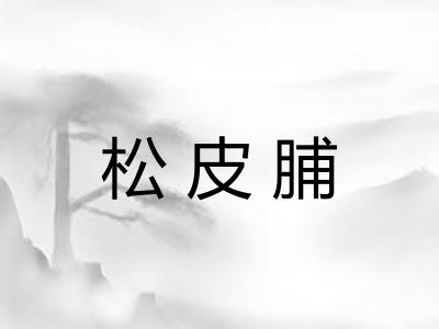 松皮脯