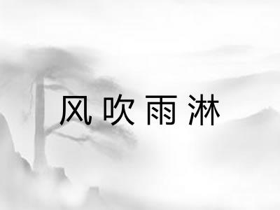 风吹雨淋