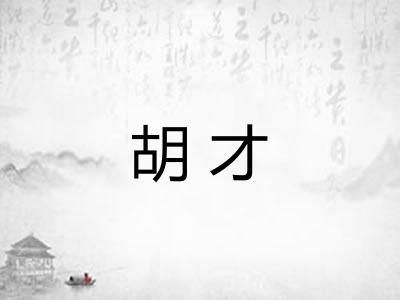 胡才