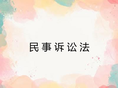 民事诉讼法