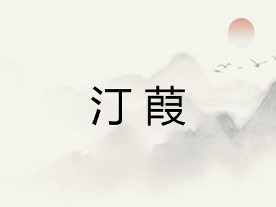 汀葭