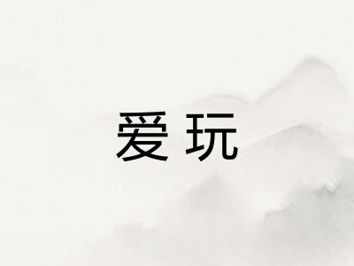 爱玩