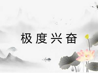 极度兴奋