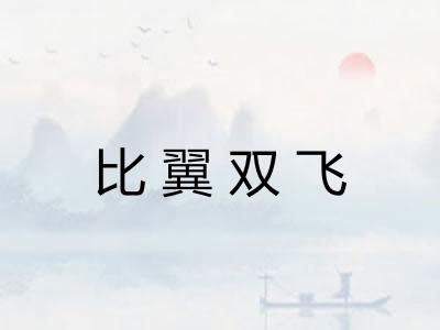 比翼双飞