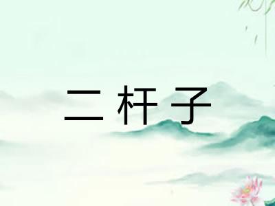 二杆子