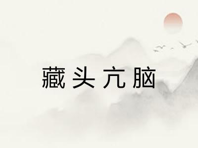 藏头亢脑