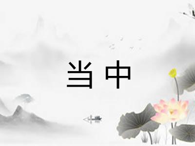 当中