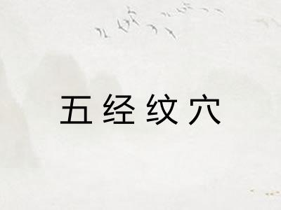 五经纹穴