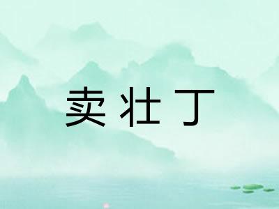 卖壮丁