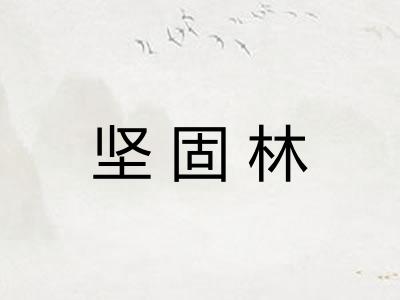 坚固林
