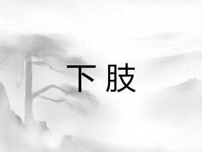 下肢