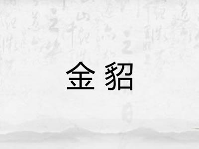 金貂