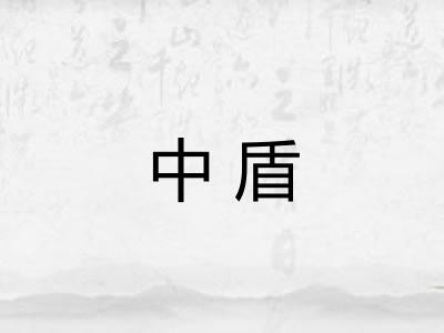 中盾