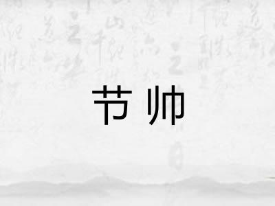 节帅