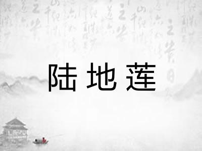 陆地莲