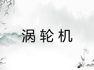 涡轮机