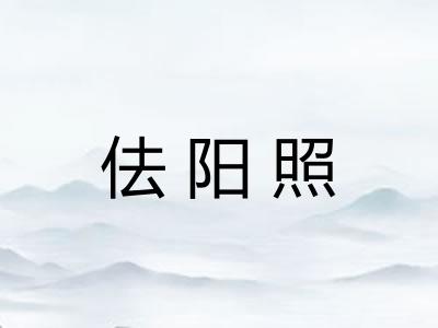 佉阳照