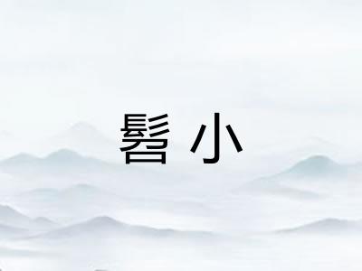 髫小
