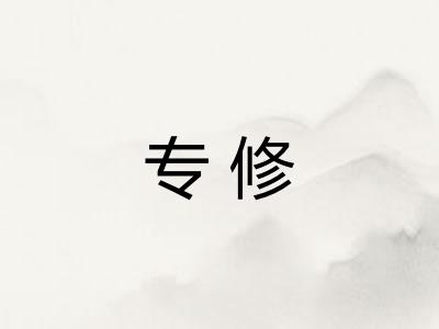 专修