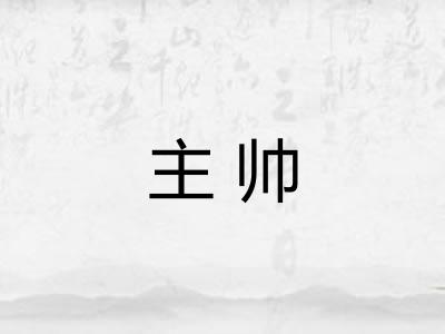 主帅