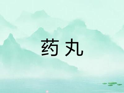 药丸