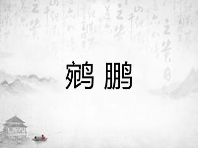 鹓鹏