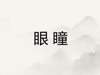 眼瞳