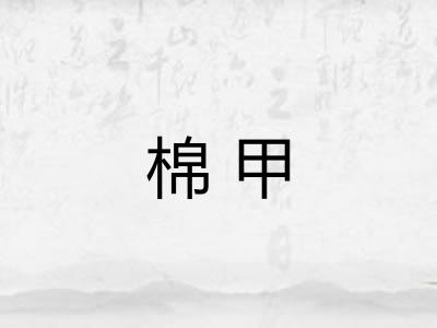 棉甲