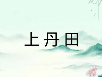上丹田