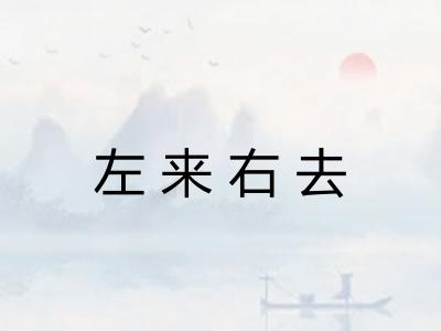 左来右去