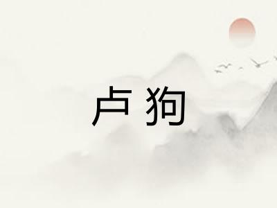卢狗