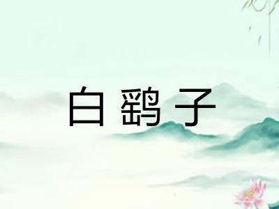 白鹞子